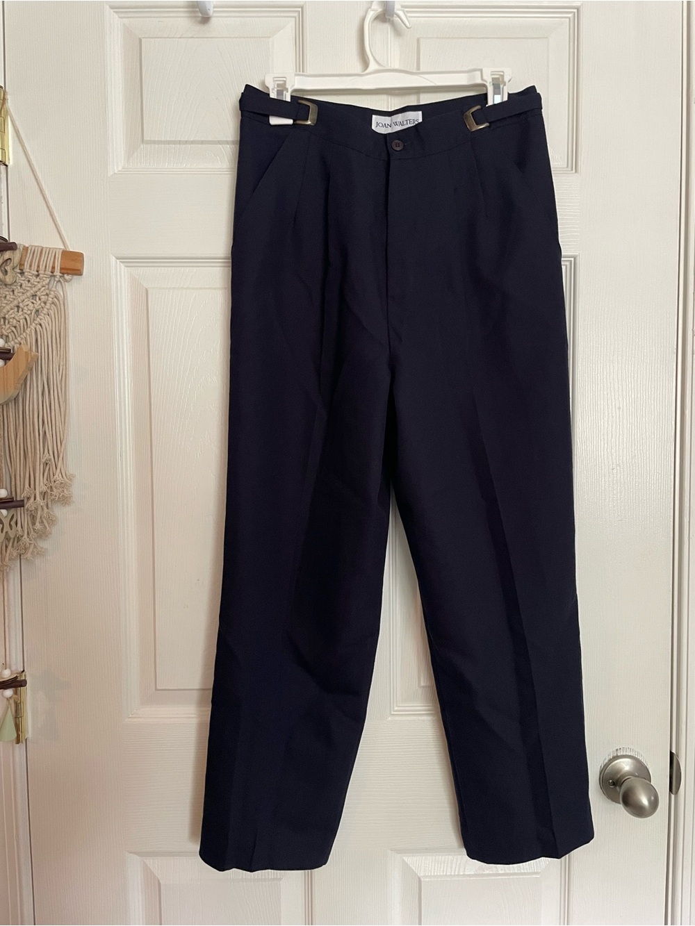 Vintage Joan Walters Women’s size 6 Navy Straight-Leg Dress Pants